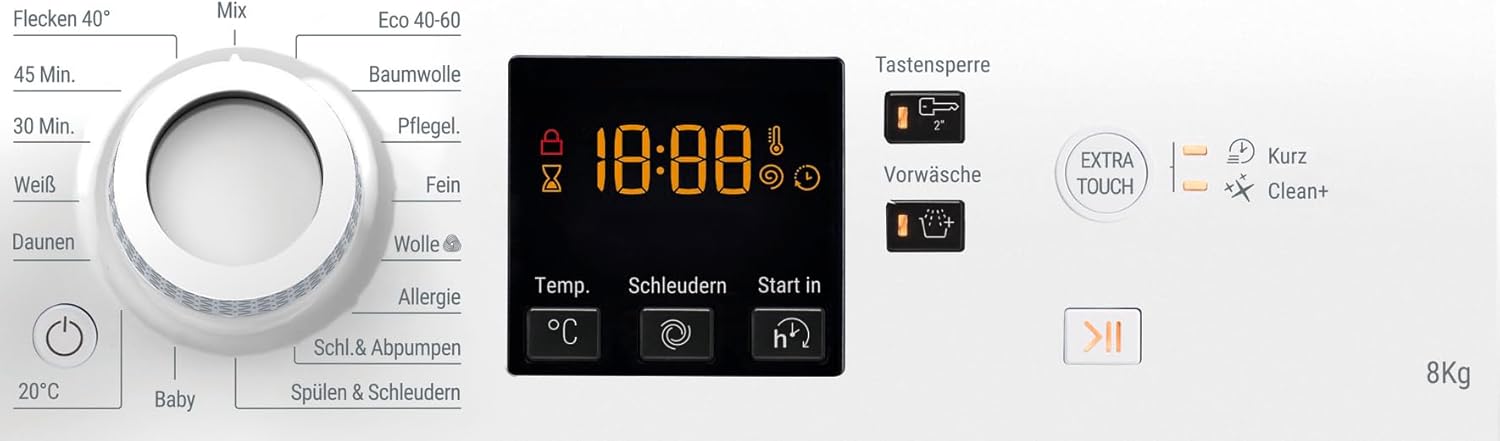 Bauknecht WAM 814 A Frontlader-Waschmaschine/8kg