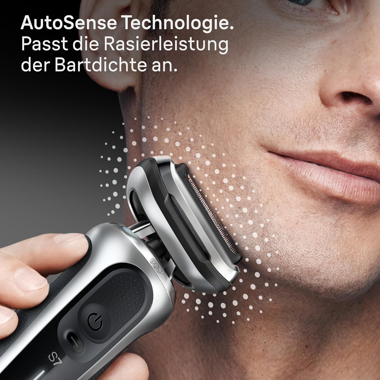 Braun Series 7 Flex Herren-Elektrogerät mit Reinigungsstation, Trimmer und Rasierer