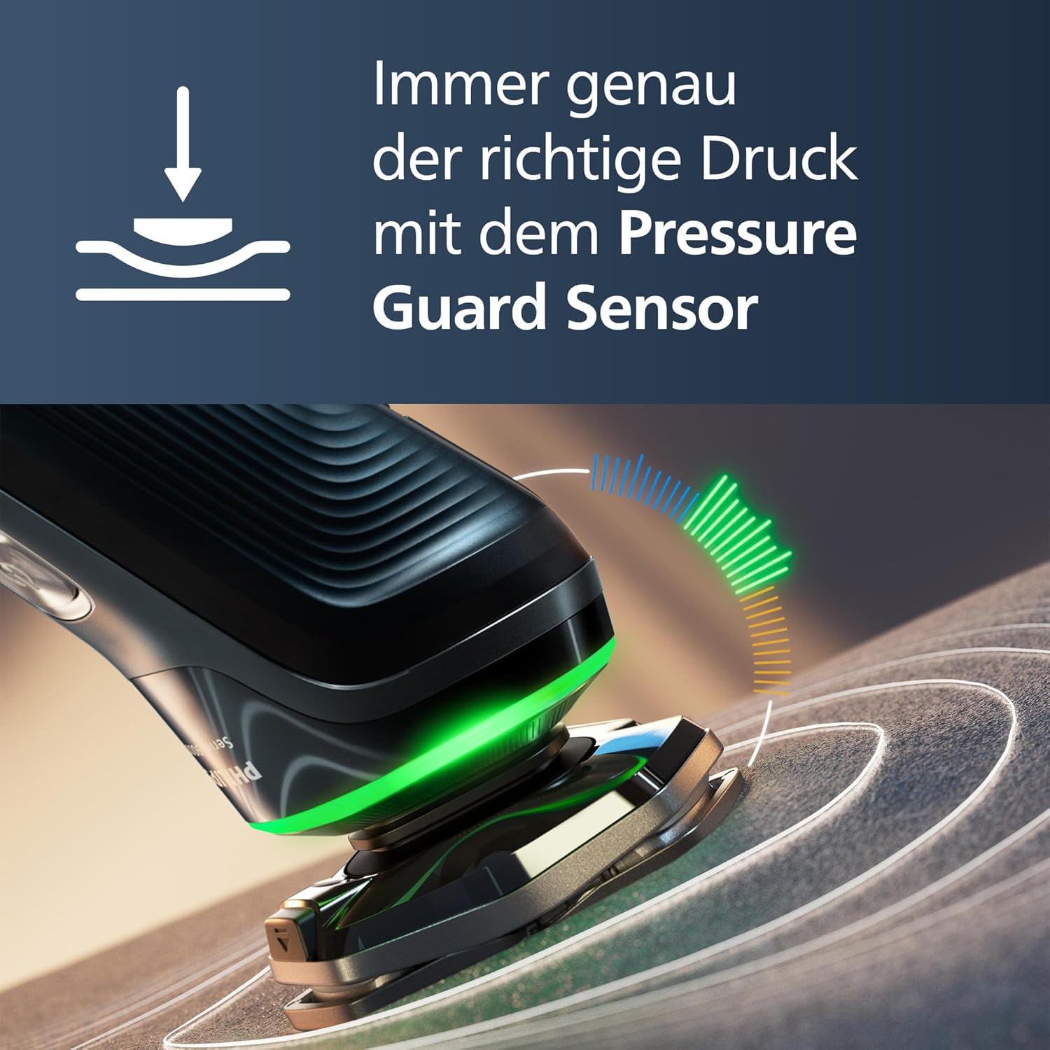 Philips Shaver S9000 – Elektrischer Nass- und Trockenrasierer für Herren (Modell S9976/63)
