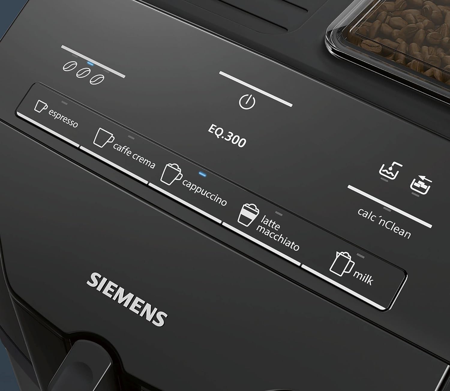 Siemens EQ.300 TI35A209RW Kaffeevollautomat , Schwarz