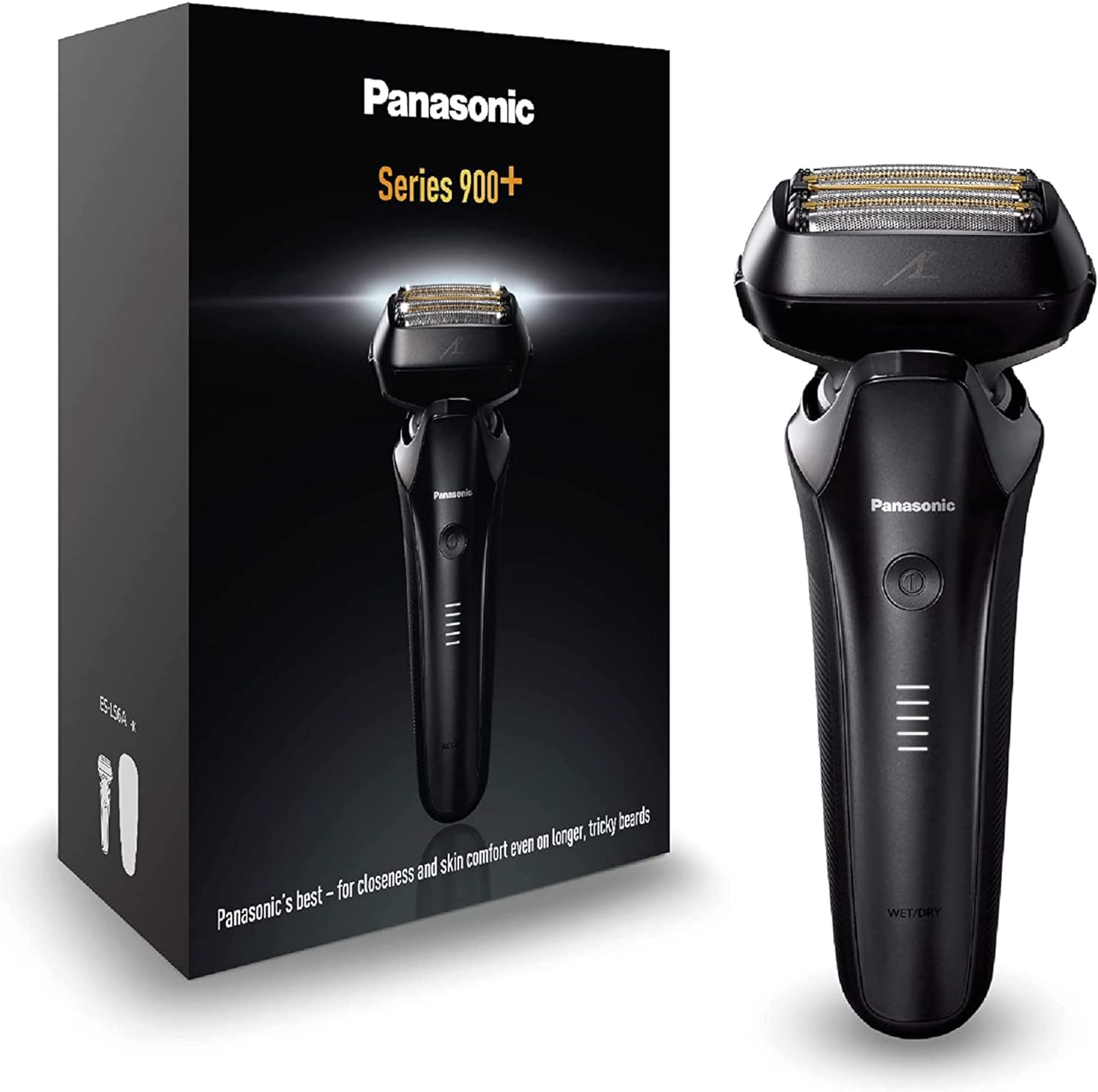 Panasonic ES-LS6A-K803 Herren-Nass- und Trockenrasierer mit 6 Klingen