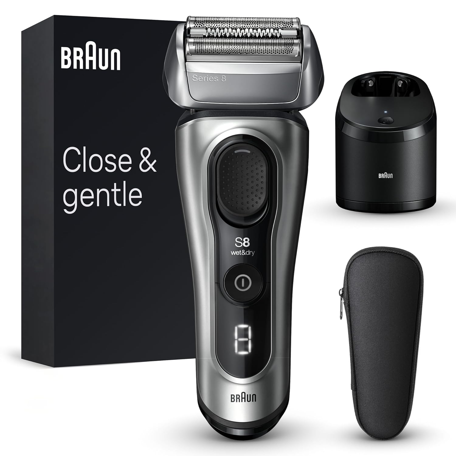Braun Series 8 Herrenrasierer, 8567 cc, Silber