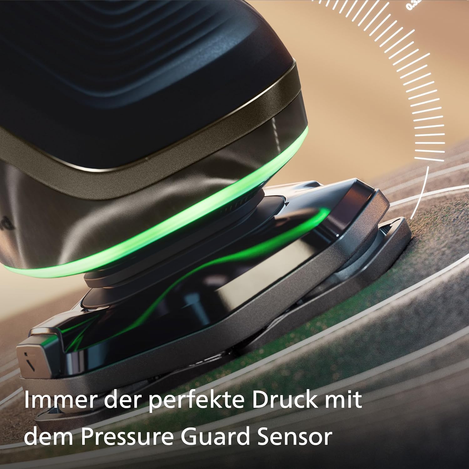 Philips Shaver S9000 – elektrischer Nass- und Trockenrasierer für Herren in Chrom-Silber (Modell S9975/35)