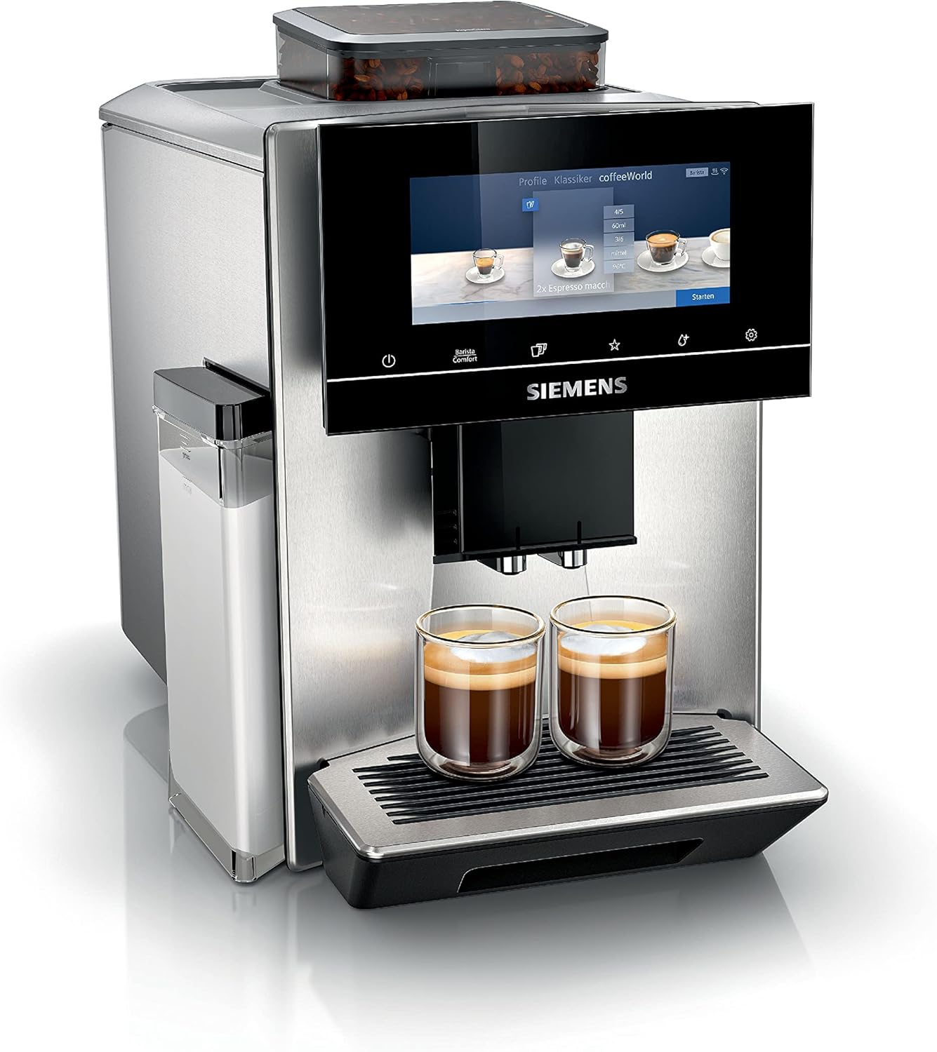 Siemens Kaffeevollautomat EQ900 TQ903D03, Edelstahl