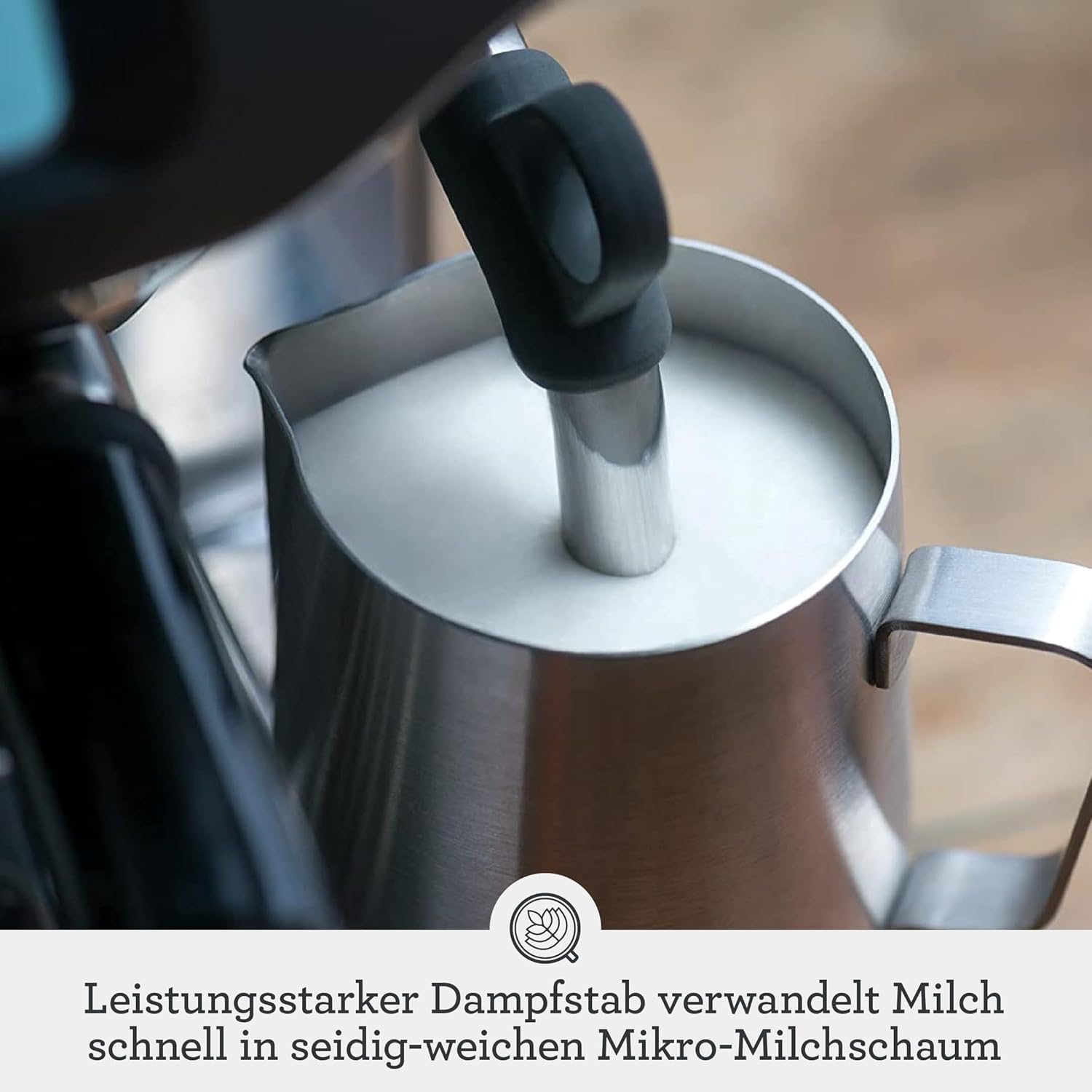 Sage - The Barista Pro - Kaffeevollautomat mit manuellem Milchaufschäumer - Gebürsteter Edelstah