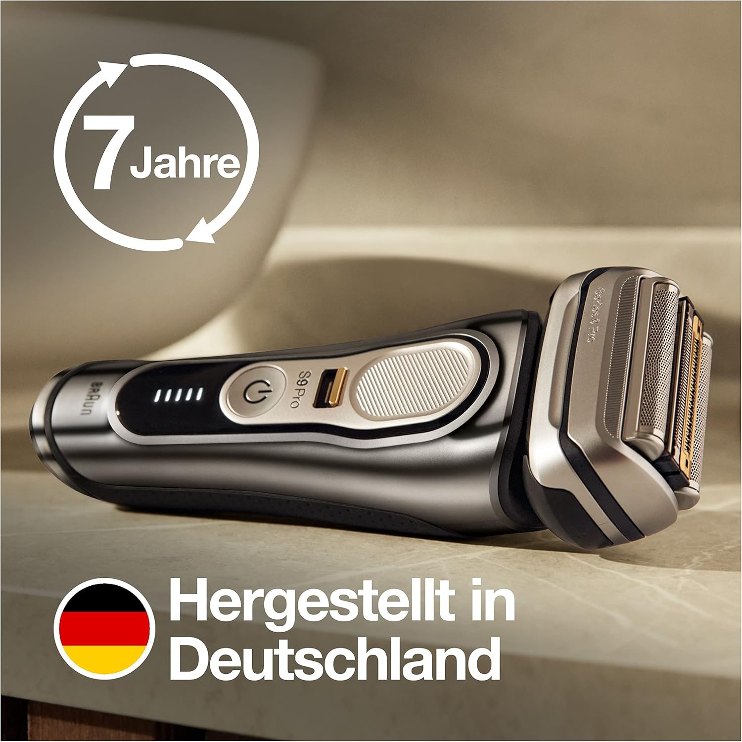 Braun Series 9 Pro Premium Elektrorasierer, 9496 cc, Chrom