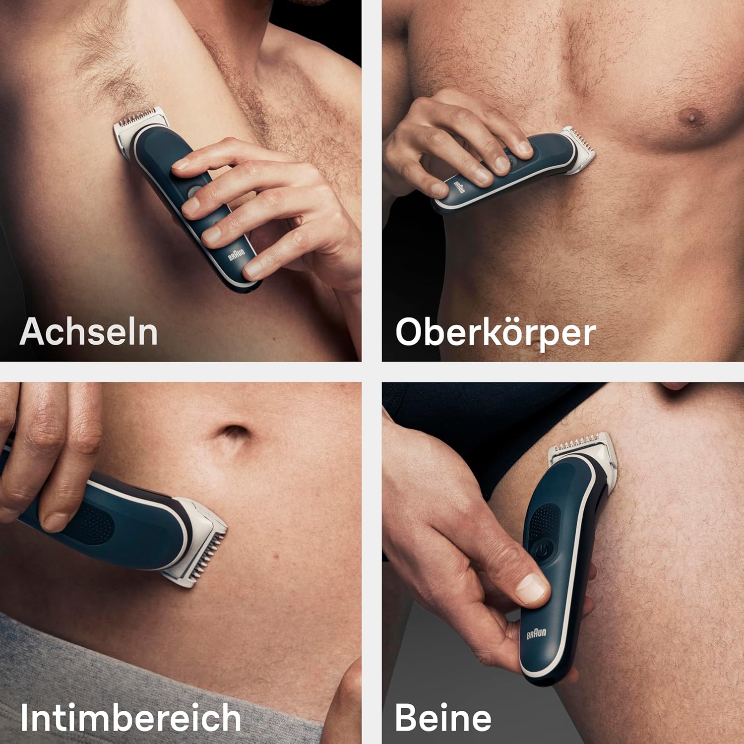 Braun Series 7 Flex Herren-Elektrogerät mit Reinigungsstation, Trimmer und Rasierer