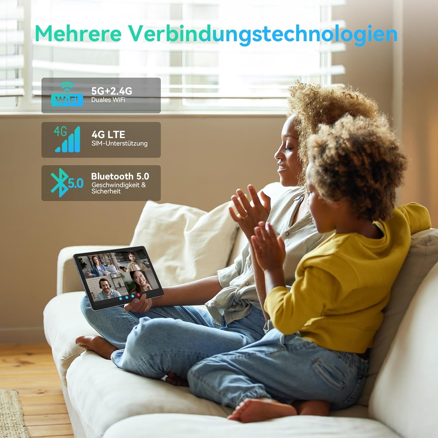 2024 Neueste Android 14 Tablet 10 Zoll