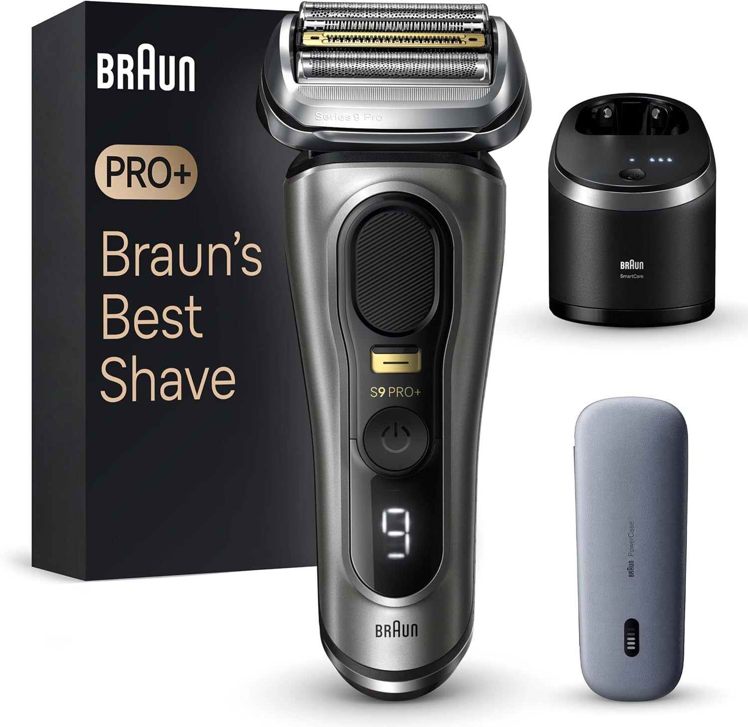 Braun Series 9 Pro Premium Herrenrasierer, 9465 cc, Edelmetall