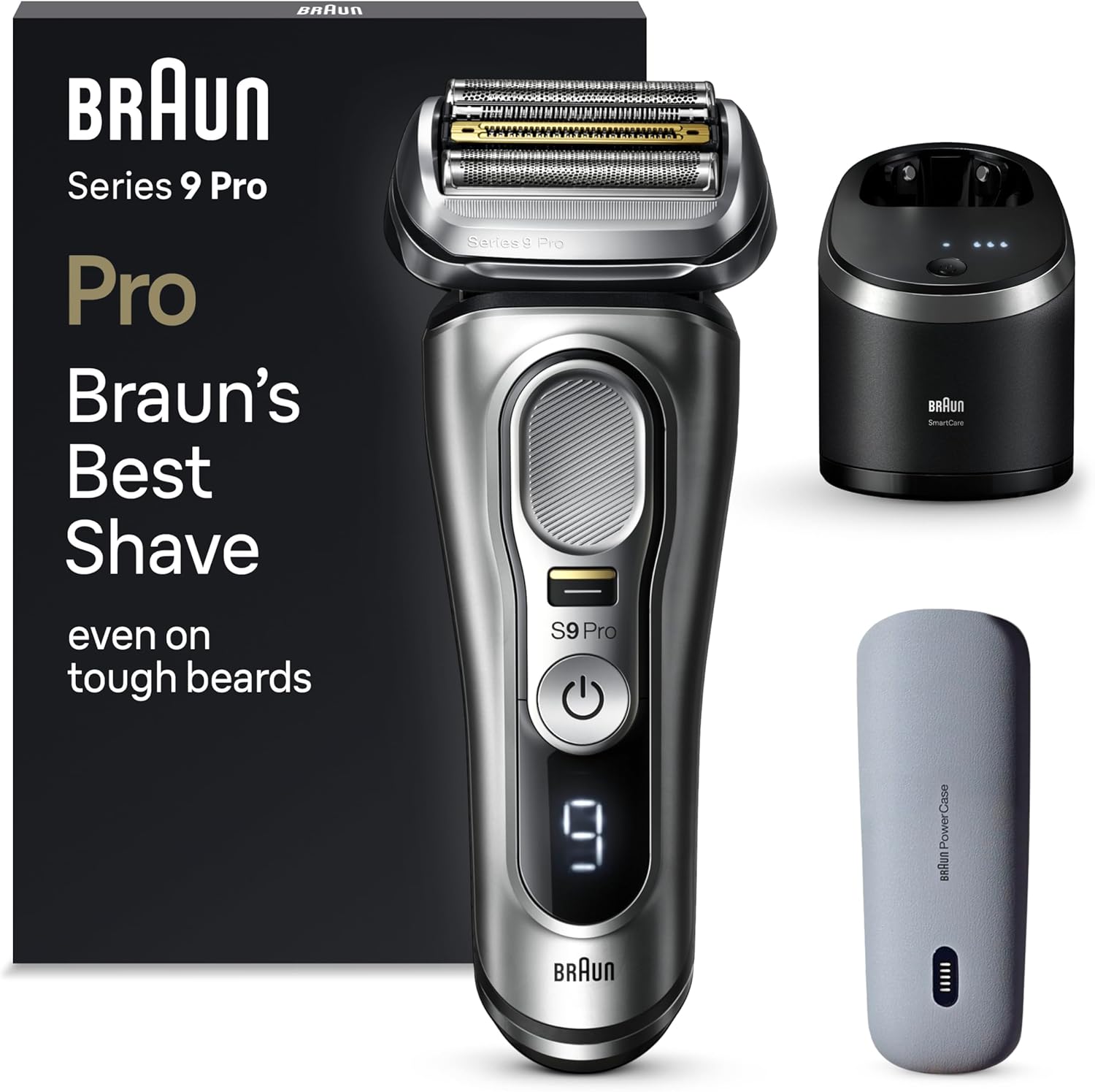 Braun Series 9 Pro Premium Elektrorasierer, 9497 cc, Silber