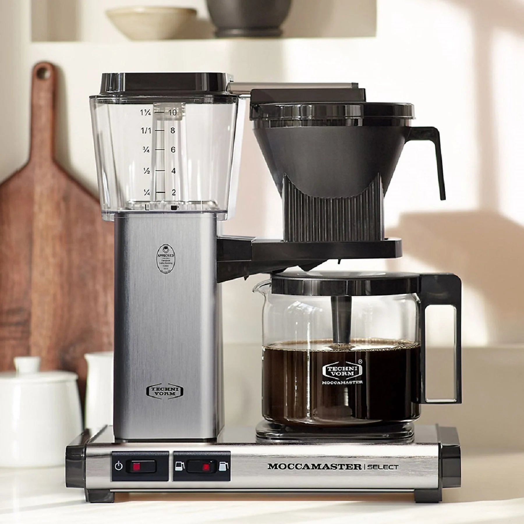 MOCCAMASTER KBG Select Filterkaffeemaschine Brushed