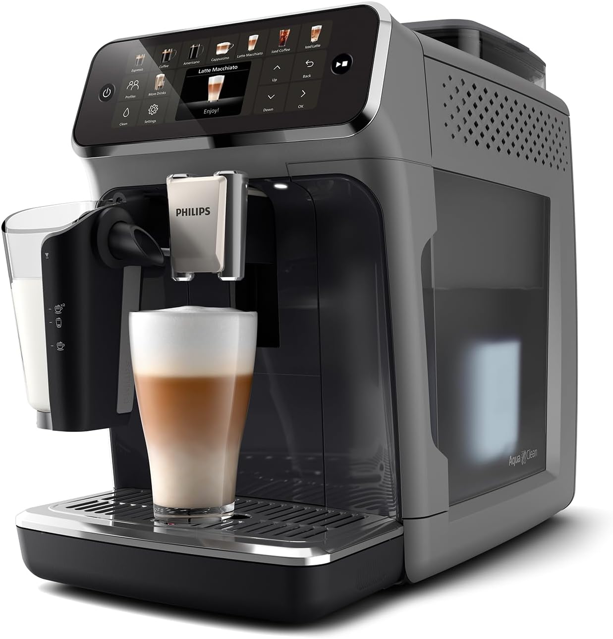 Kaffeevollautomat der Philips 5500-Serie, grau