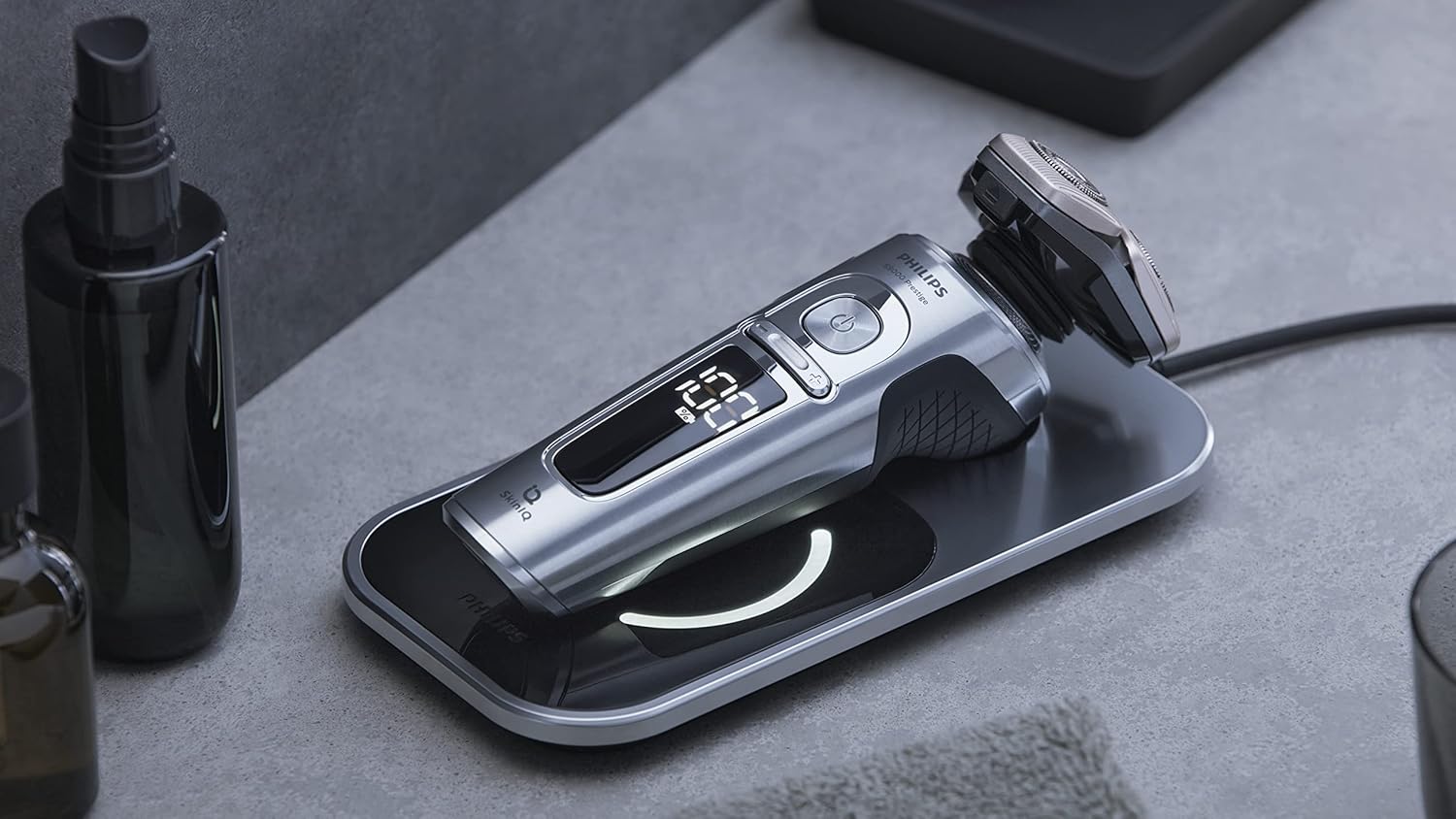 Philips Shaver S9000 Prestige – Elektrischer Nass- und Trockenrasierer (Modell SP9871/22)