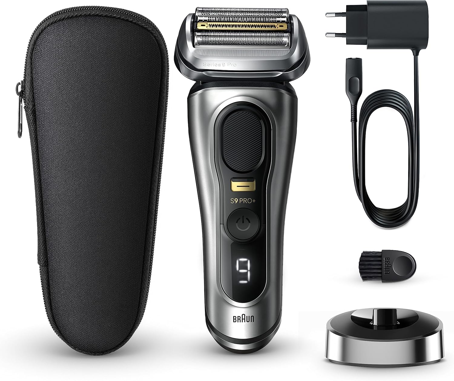 Braun Series 9 Pro+ Herren-Elektrorasierer 9517s, Silber