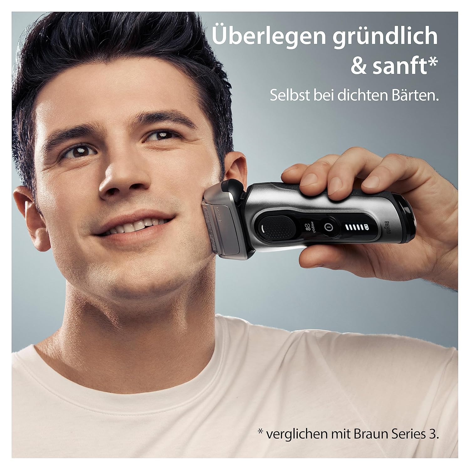 Braun Series 8 Herrenrasierer, 8567 cc, Silber