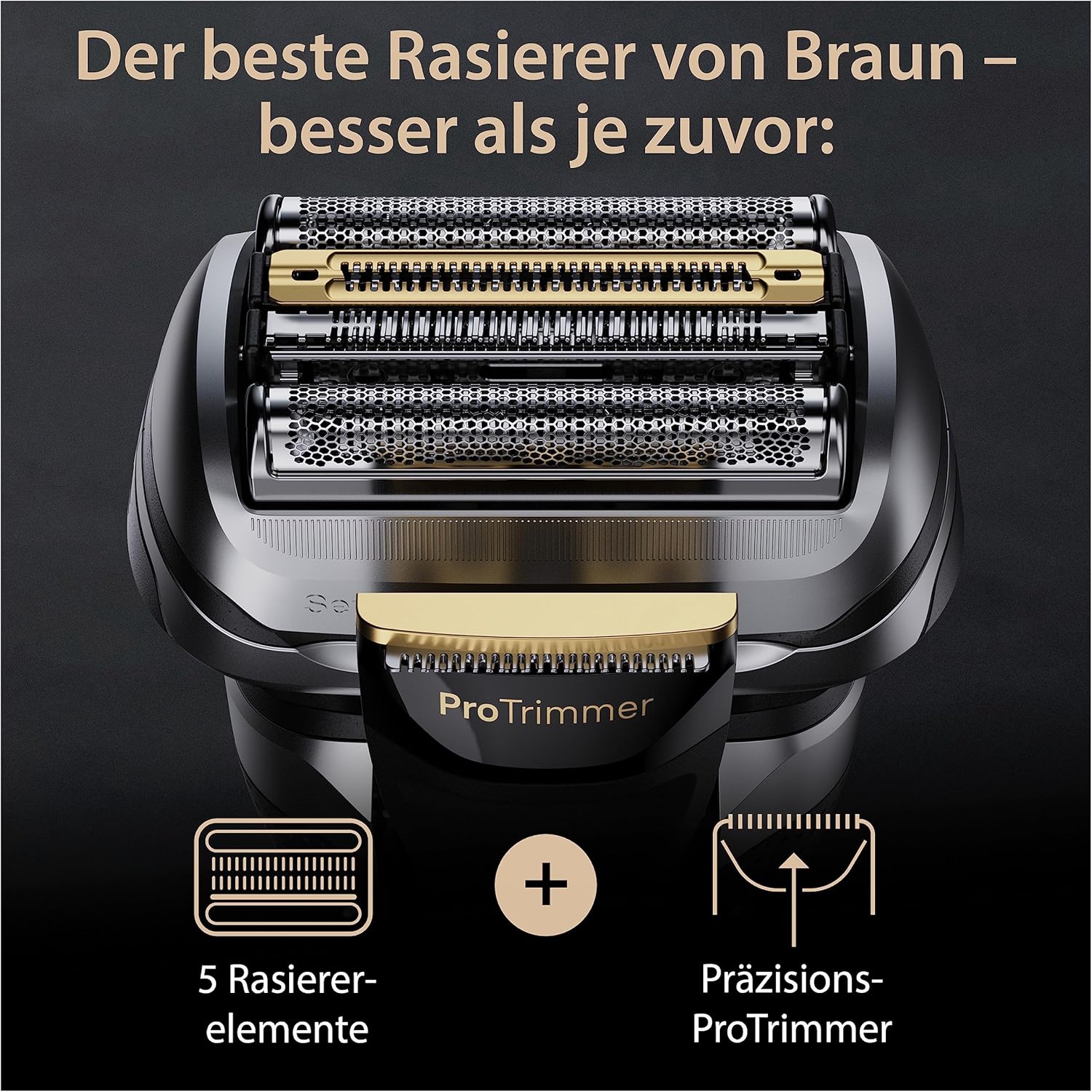 Braun Series 9 Pro+ Herrenrasierer, wasserdicht
