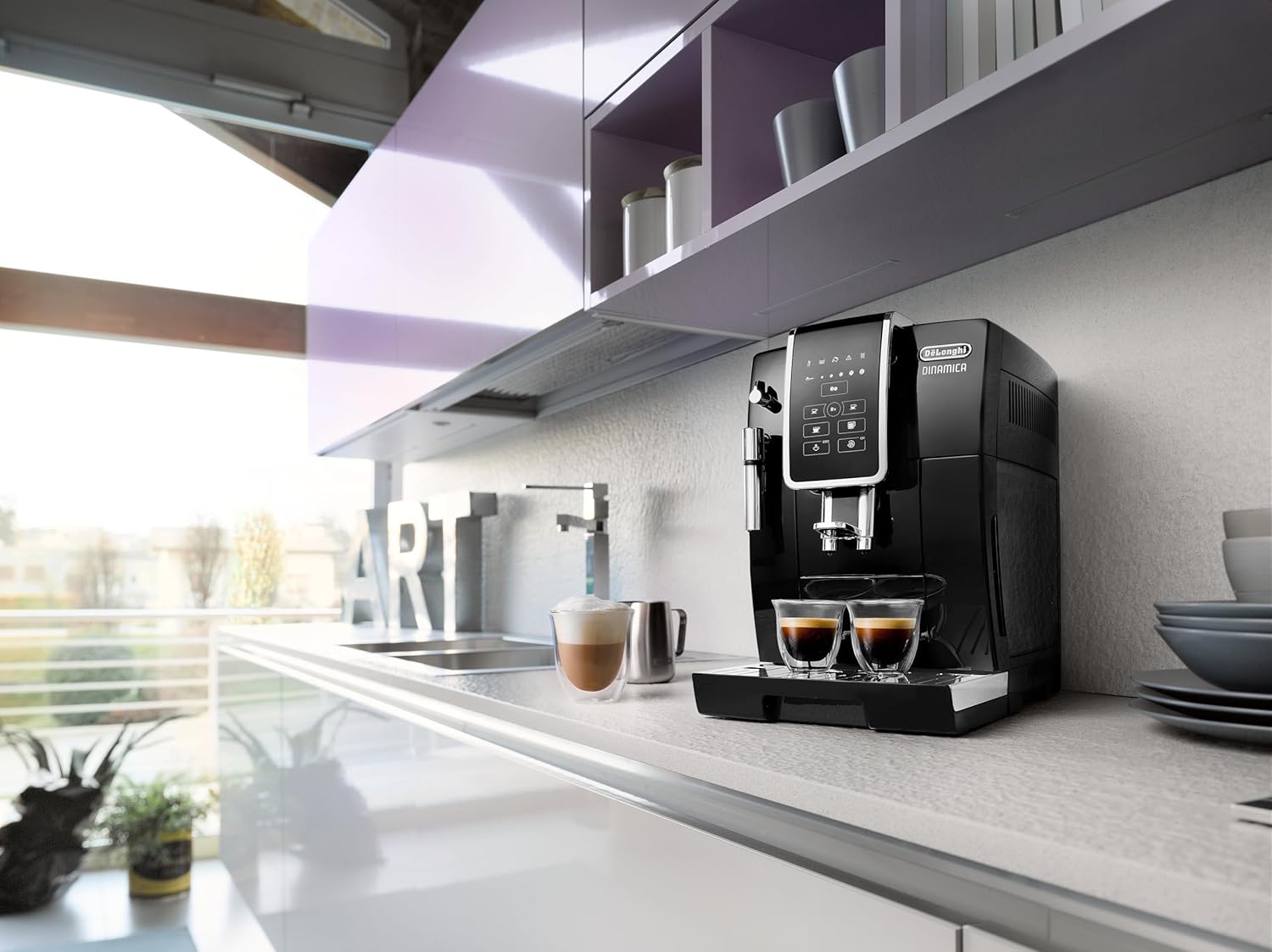 De'Longhi Dinamica ECAM 350.15.B Kaffeevollautomat, schwarz