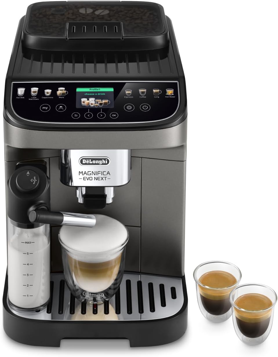 De'Longhi Magnifica Evo Next ECAM312.80.TB - Kaffeevollautomat, Titan