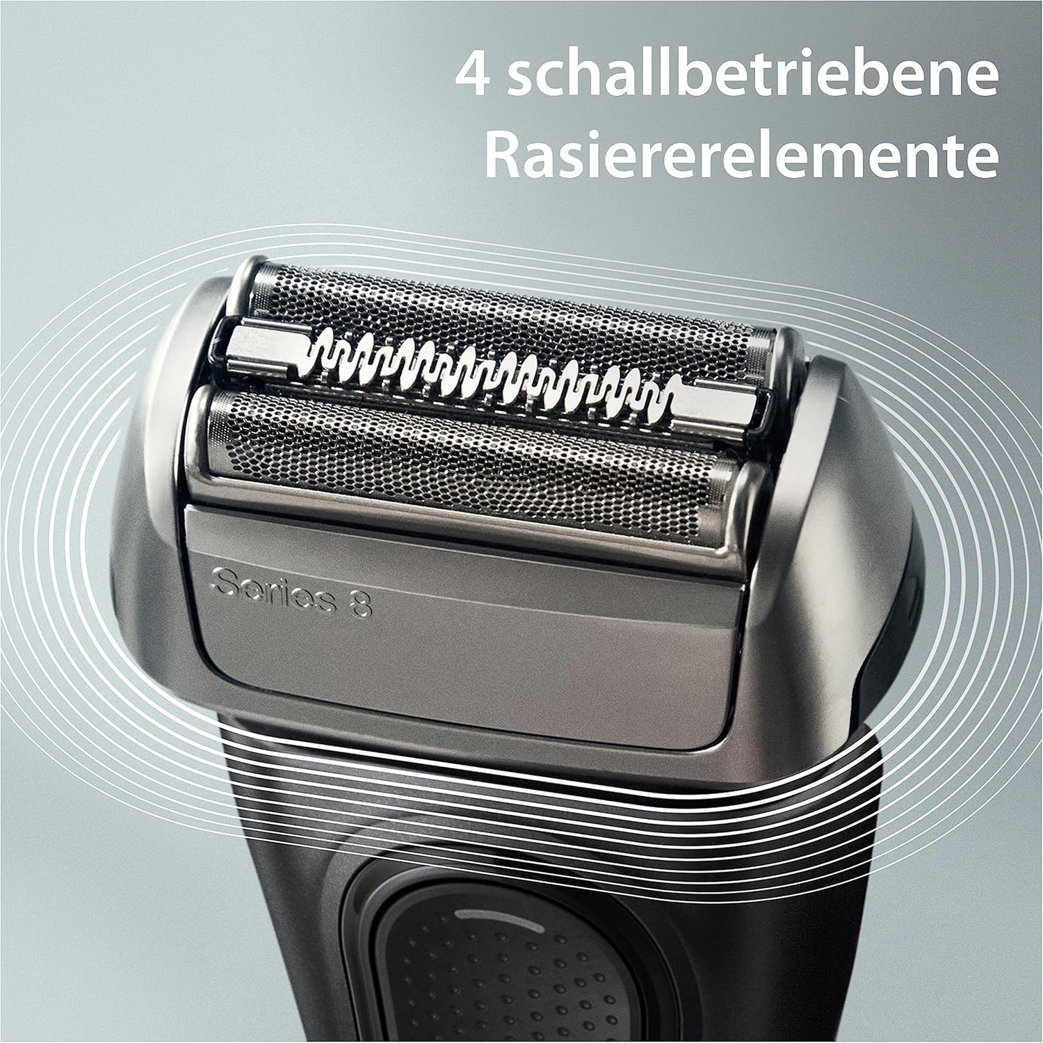 Braun Series 8 Herren-Elektrorasierer, 8560 cc, Schwarz