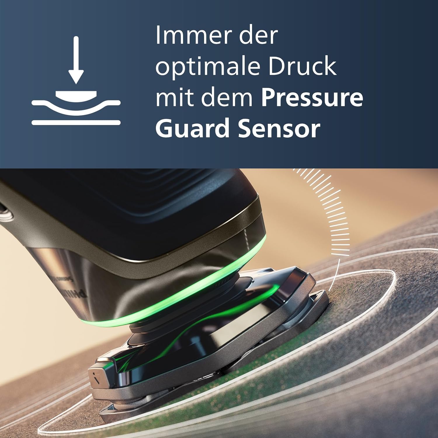 Philips Shaver Series 9000 – Elektrischer Nass- und Trockenrasierer, dunkles Chrom, Modell S9987/55