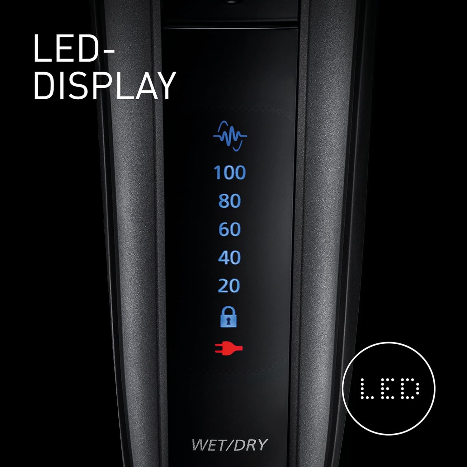 Panasonic Series 900 Premium Nass- und Trockenrasierer ES-LV6U Herren, Mattschwarz