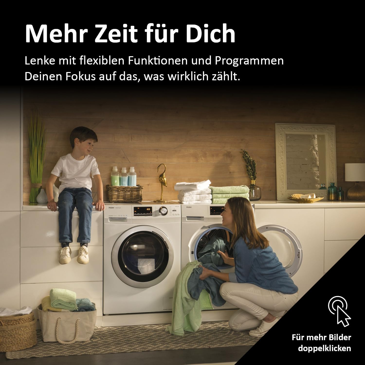 Haier SERIES 636 HW100-BP14636N I Trommelwaschmaschine 10kg I Waschmaschine