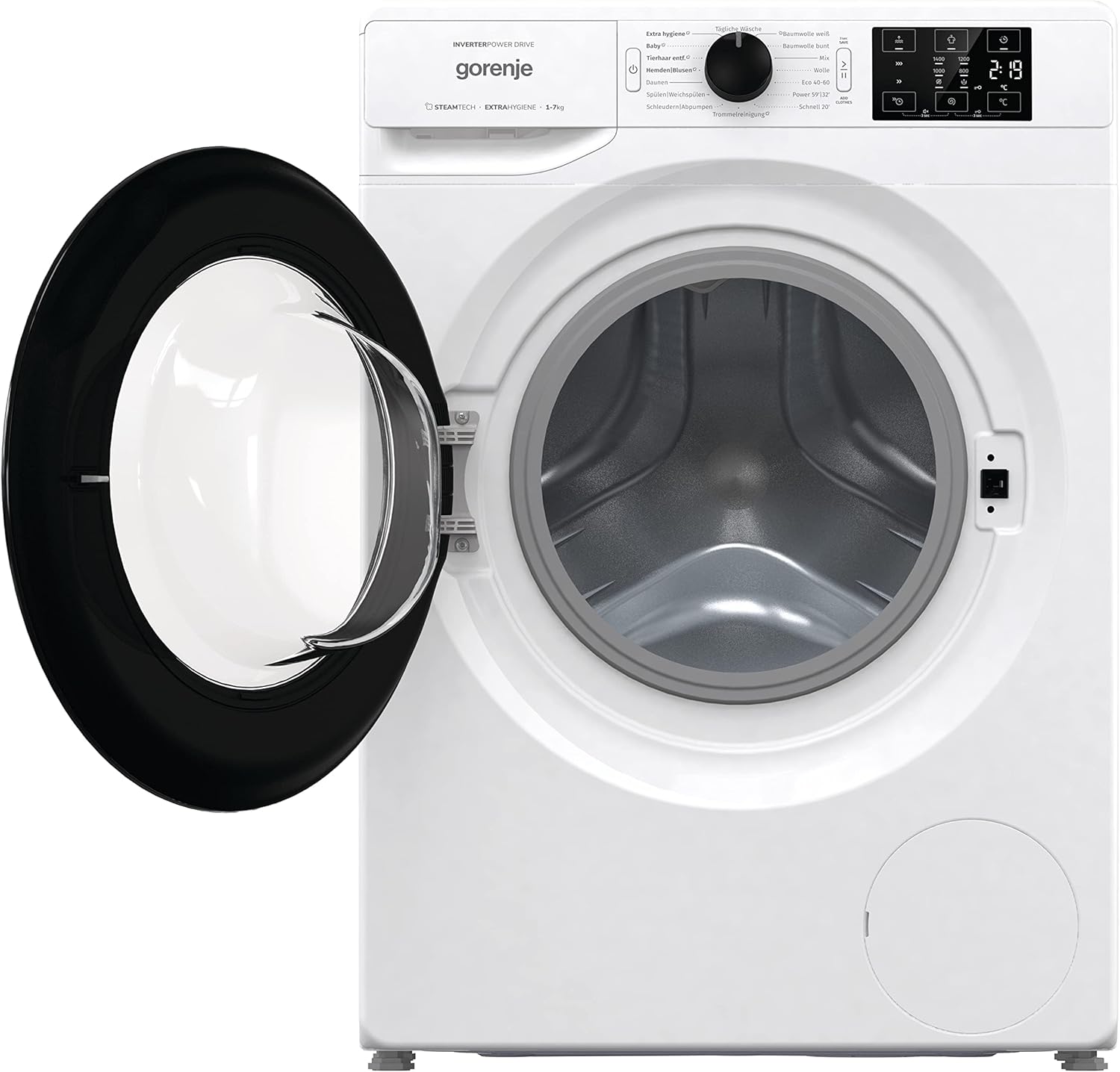 Gorenje WAM 74 SAP Waschmaschine mit Dampffunktion / 7 kg / Kindersicherung / Weiß