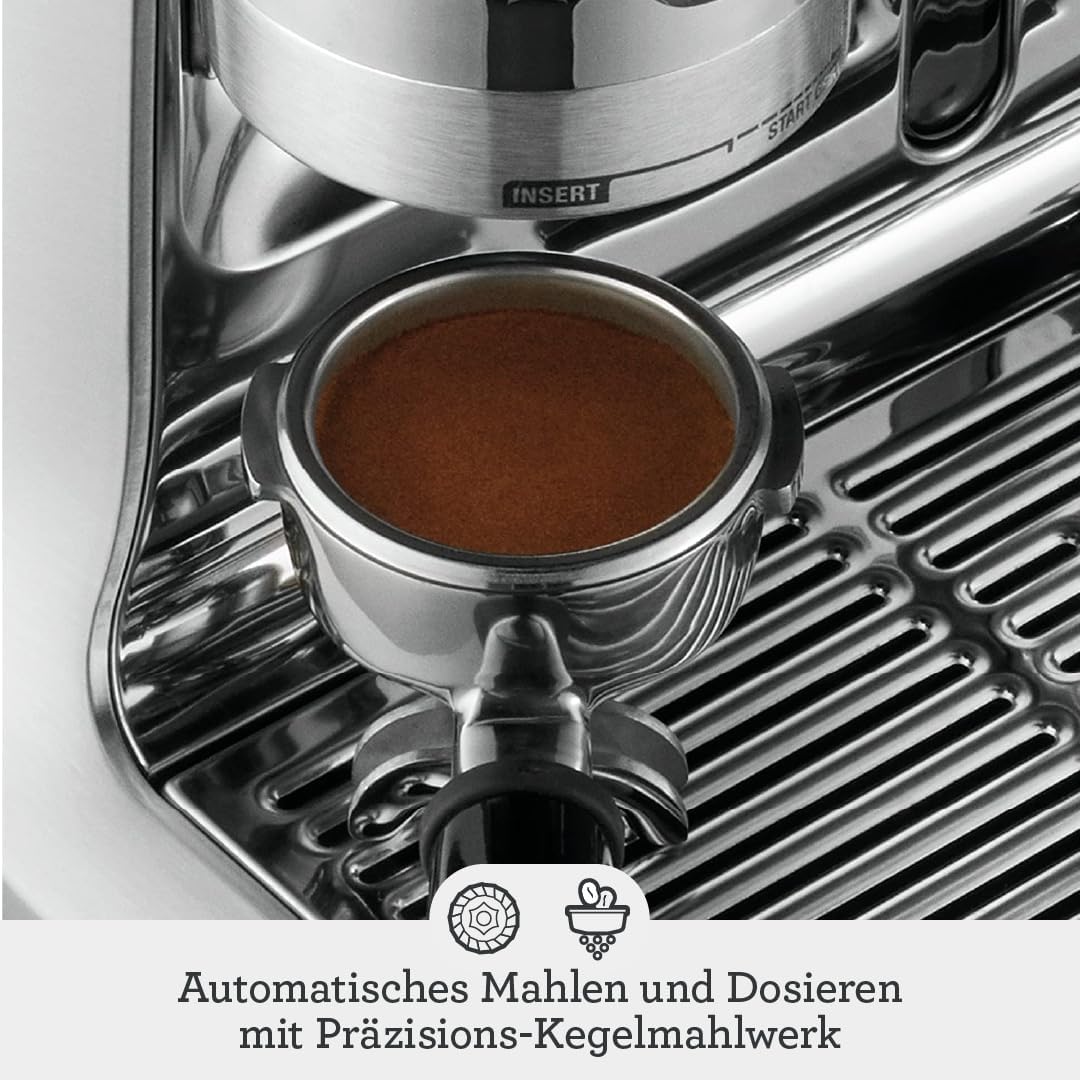 Sage - The Barista Pro - Kaffeevollautomat mit manuellem Milchaufschäumer - Gebürsteter Edelstah