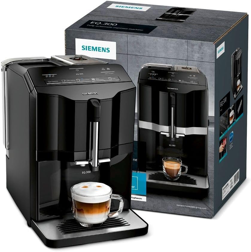 Siemens EQ.300 TI35A209RW Kaffeevollautomat , Schwarz