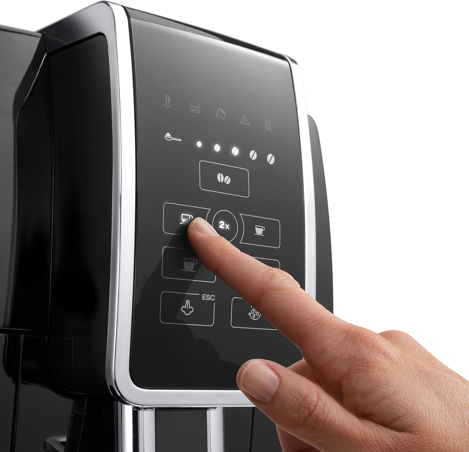De'Longhi Dinamica ECAM 350.15.B Kaffeevollautomat, schwarz