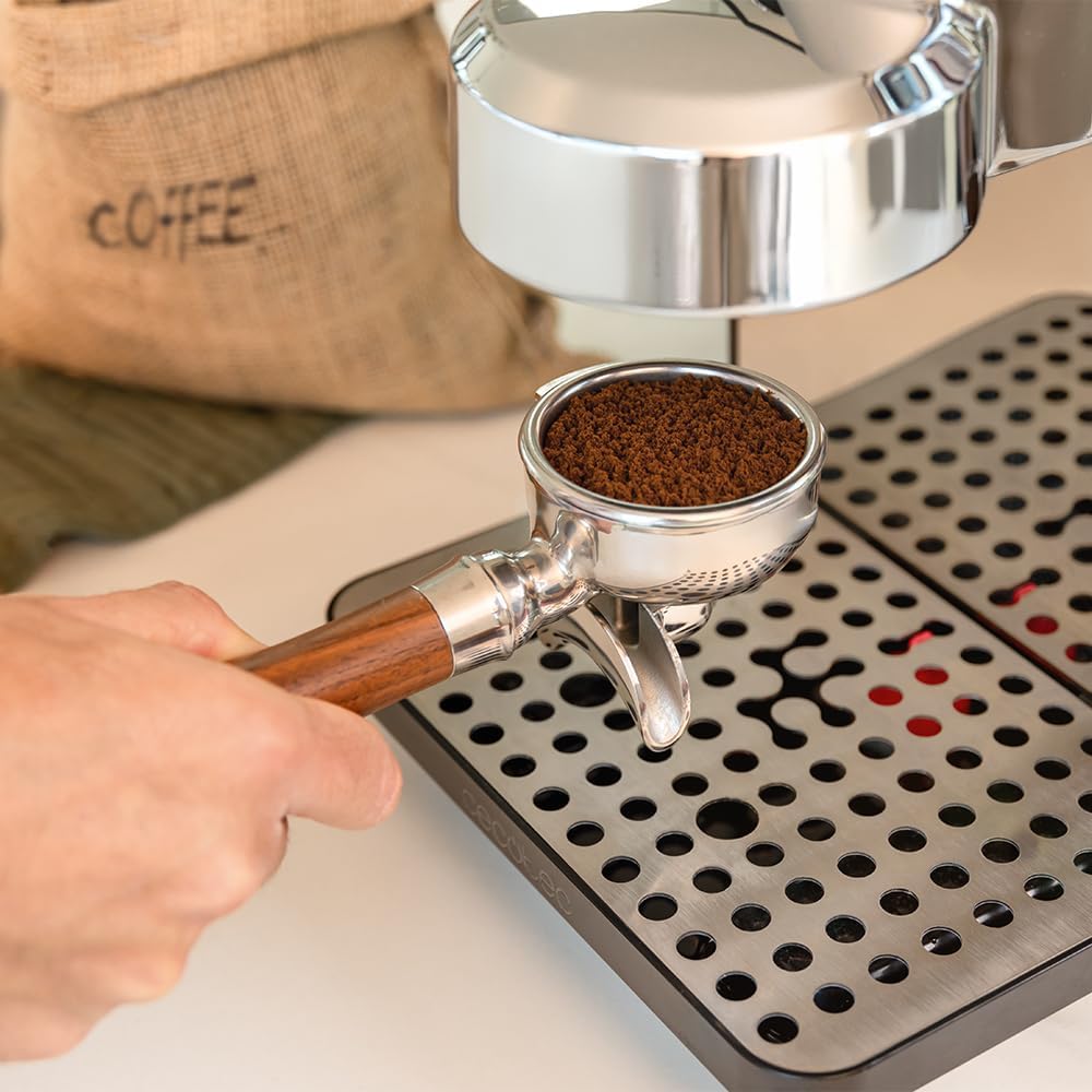 Cecotec Espresso-Kaffeemaschine Barista Baristeo Intima, professionelle Barista-Espressomaschine, Vorbrüh-System, 15 Bar Pumpe, einfaches Befüllen, 1,7L Wassertank und Tassenwärmer