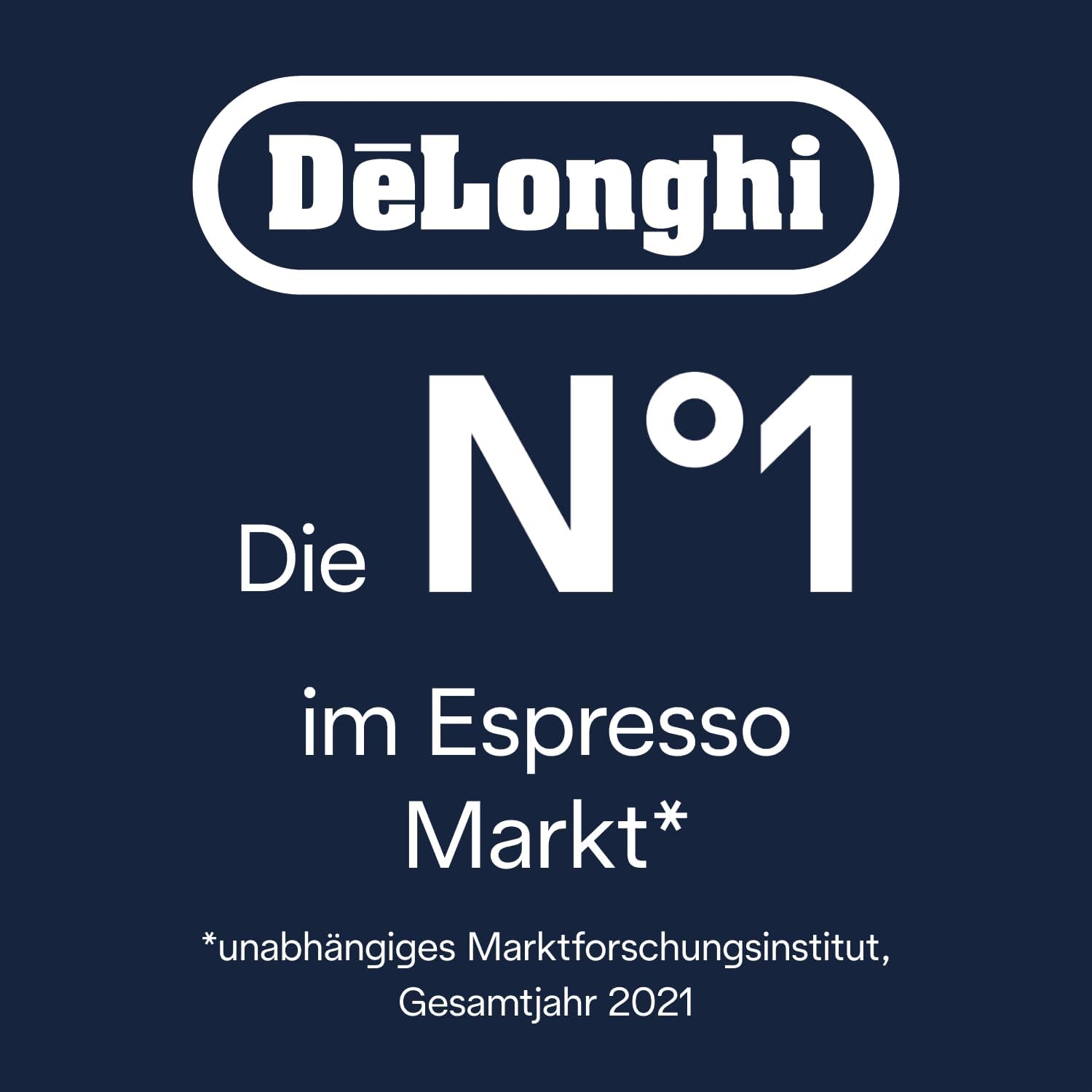 De'Longhi Dinamica Plus ECAM380.95.TB, Kaffeevollautomat mit LatteCrema Milchsystem, One-Touch-Cappuccino, mit 24 Rezepten, 3,5-Zoll TFT-Farbdisplay, 1450W, Titan/Schwarz