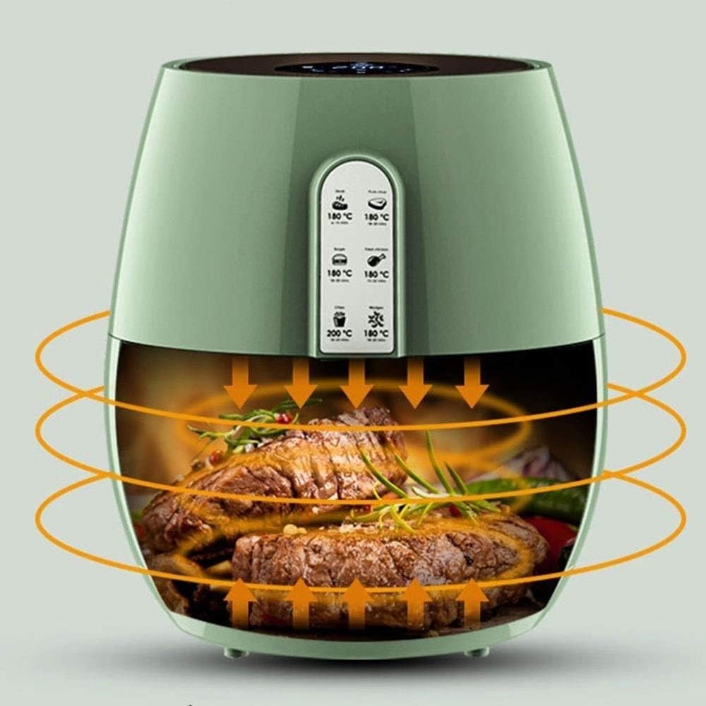 Multifunktionale Haushalts-Luftfritteuse mit schnellem Luftzirkulationssystem, Minutentimer und Mehrtopf-Minibackofen mit einstellbarer Temperatur, 26 × 30 cm interessant