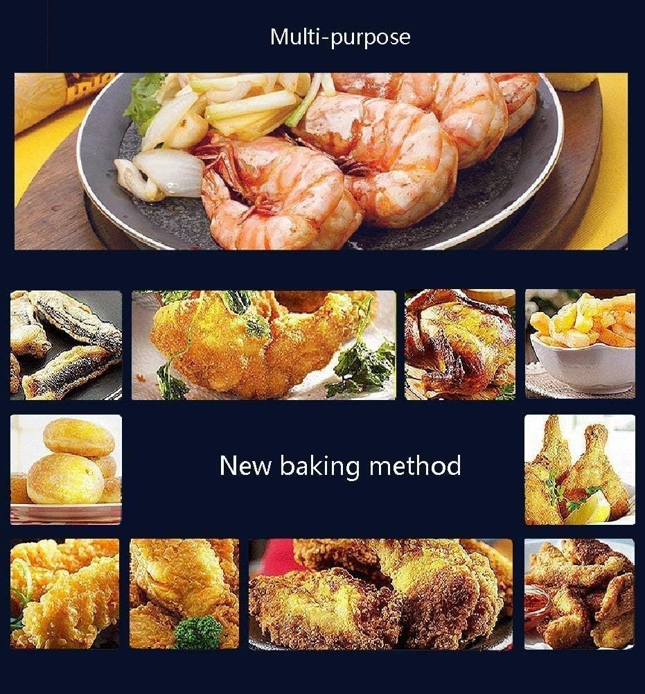 Luftfritteuse, Antihaft-Topf, Heißluftfritteuse, Backofen mit 7 programmierbaren Voreinstellungen zum Luftfrittieren, Braten, Backen und Braten, Kocher