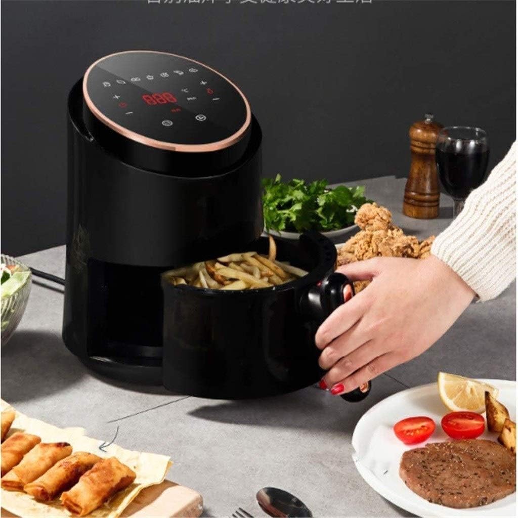 Die Luftfritteuse mit einstellbarer Temperatur-Turmfritteuse verfügt über ein schnelles Luftzirkulationssystem, das ölfreies und fettarmes Kochen stabilisiert