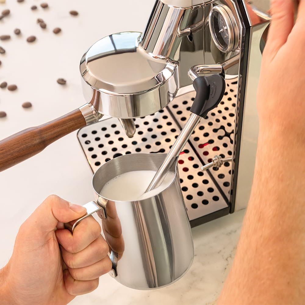 Cecotec Espresso-Kaffeemaschine Barista Baristeo Intima, professionelle Barista-Espressomaschine, Vorbrüh-System, 15 Bar Pumpe, einfaches Befüllen, 1,7L Wassertank und Tassenwärmer