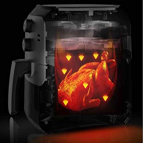 1400W 6L Luftfritteuse Große Kapazität Luftfritteuse Haushalt Rauchfreie Elektrische Bratpfanne Smart Touch Screen Frites Maschine Stabilisieren