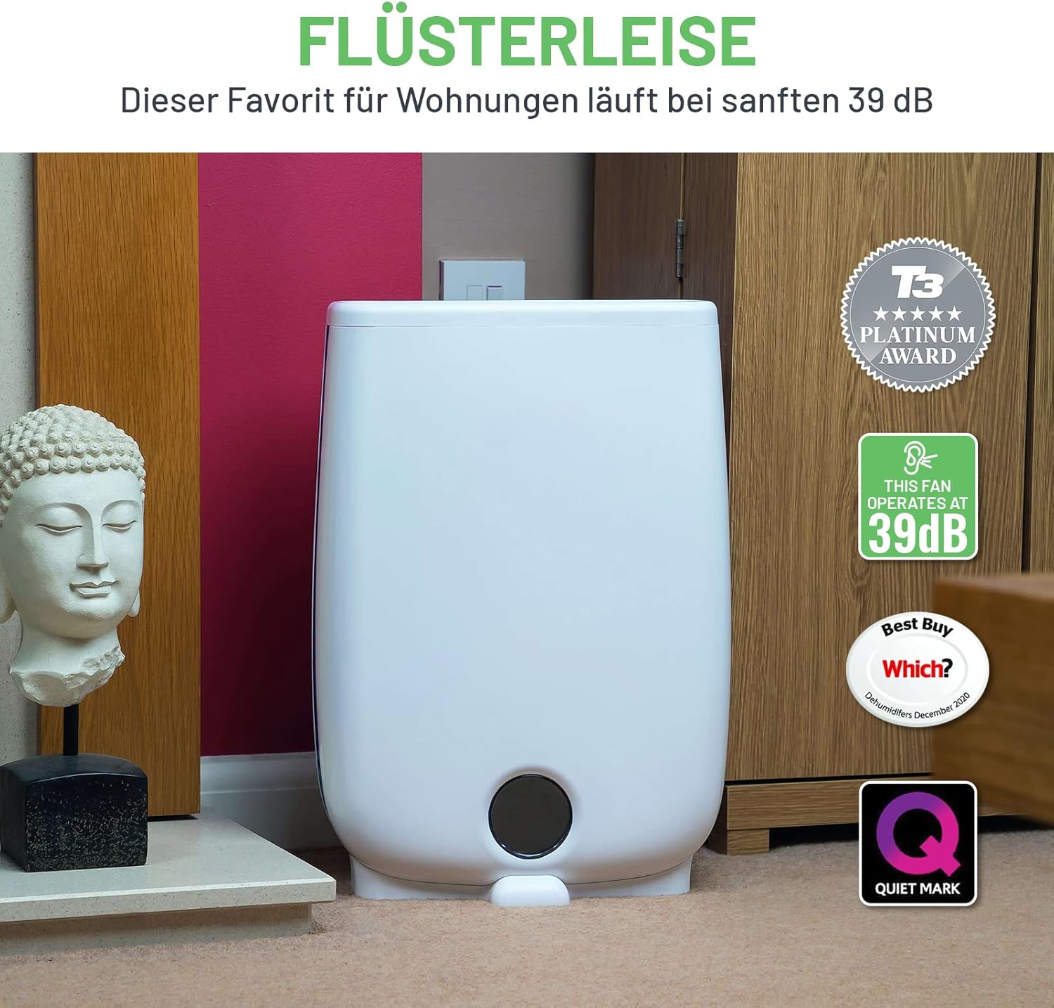 Meaco DD8L Luftentfeuchter, 660 W, 240 V, Weiß, 8L