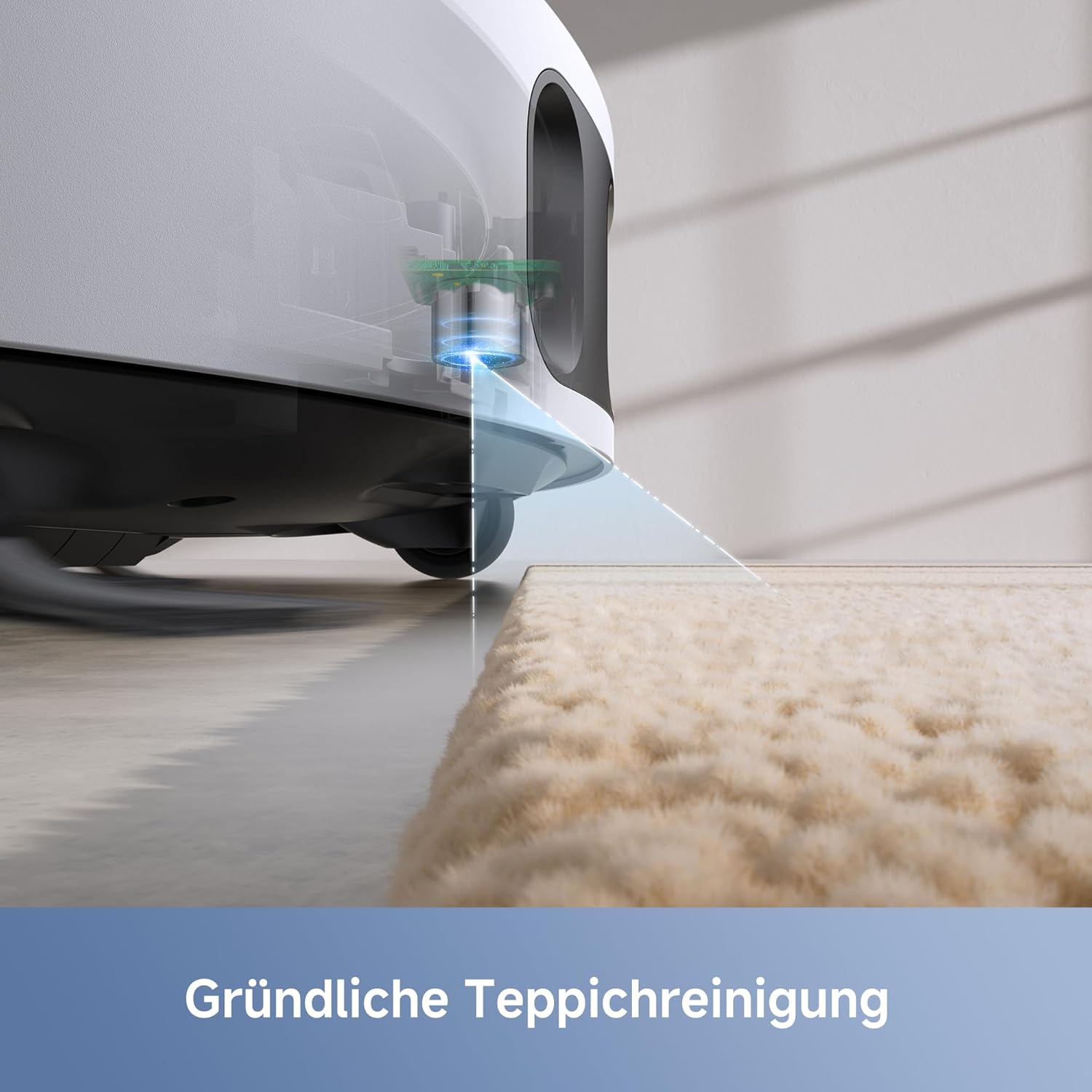 MOVA E30 Ultra Roboterstaubsauger und -wischer mit automatischer Entleerung und Selbstreinigung des Wischers, 7.000Pa Saugleistung, 10,5 mm Wischeranhebung,260 Min,Ultraschall-Teppicherkennung