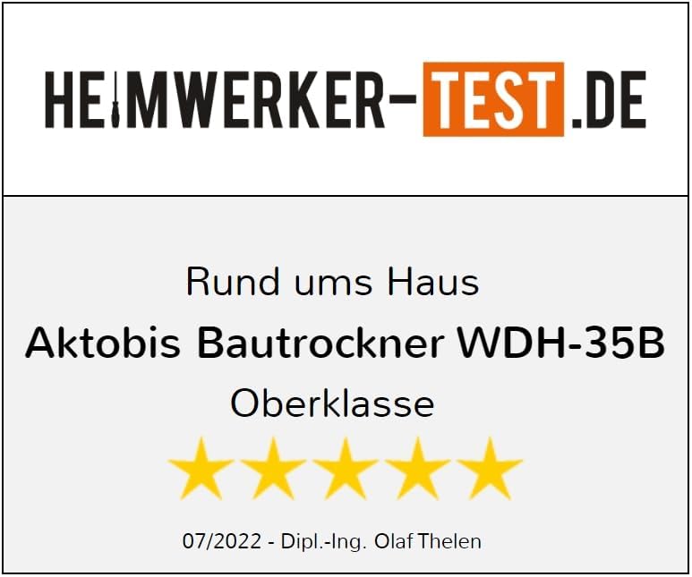 Aktobis Bautrockner, Luftentfeuchter, Entfeuchtungsgerät WDH-35B (bis 42 L/T (Basic))