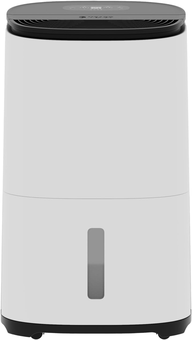 Meaco Luftentfeuchter, 20 l, sehr leise, elektrischer Luftentfeuchter MeacoDry ABC, hohe Energieeffizienz, entfernt Feuchtigkeit und Kondensation im Haus, Schwarz (Schwarz, Arete20L)