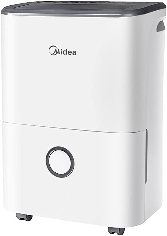 Midea Luftentfeuchter, 20L/24h, Raumgröße ca.100m³(40m²), DF-20DEN7-WF, APP-fähig, 24H Timer, Wassertank 3L, Weiß