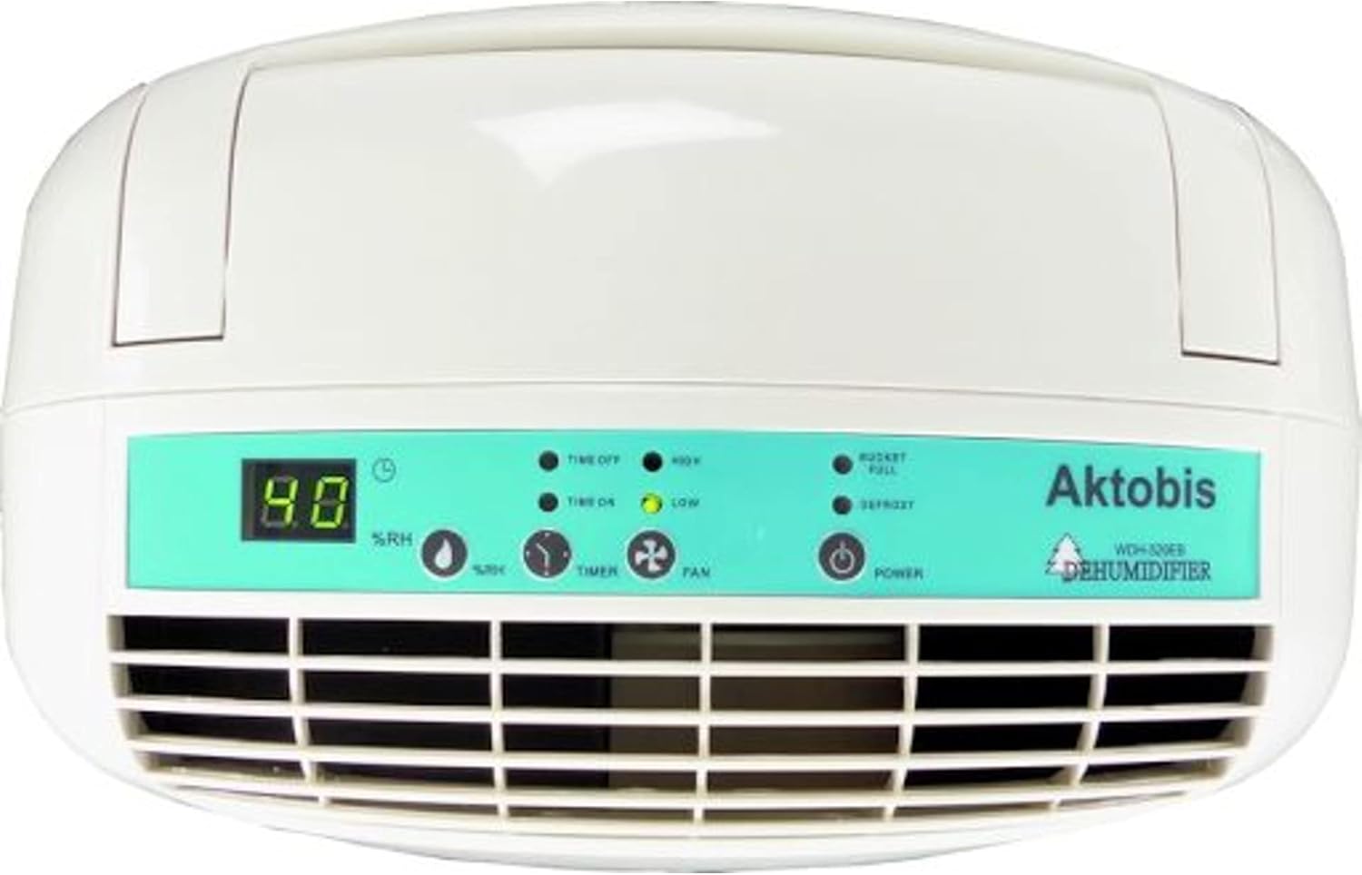 Aktobis Luftentfeuchter, Bautrockner WDH-520EB (bis 25 L/T + Digital), Weiß/Türkis