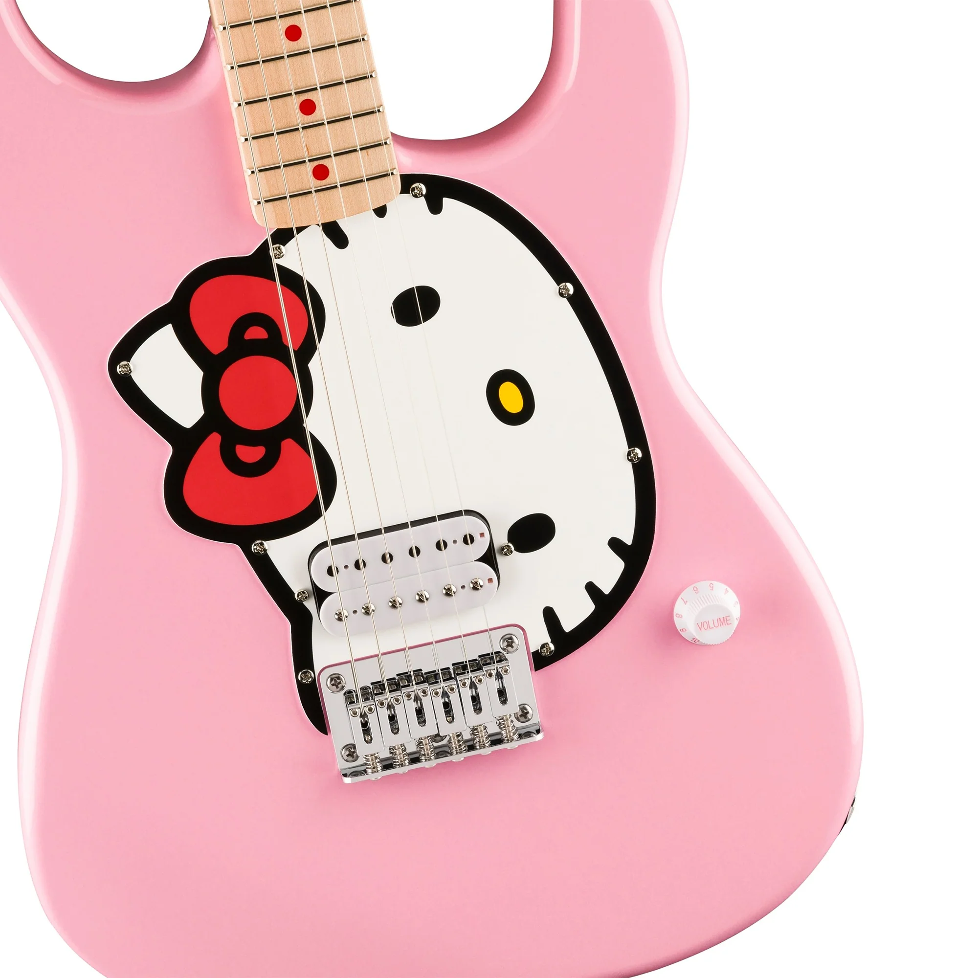 Hello Kitty x Fender Pink Stratocaster Guitar