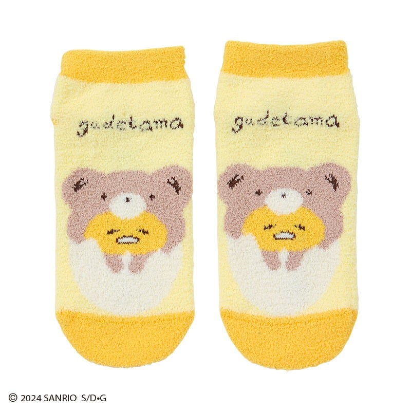 Gudetama Teddy Bear Cozy Ankle Socks