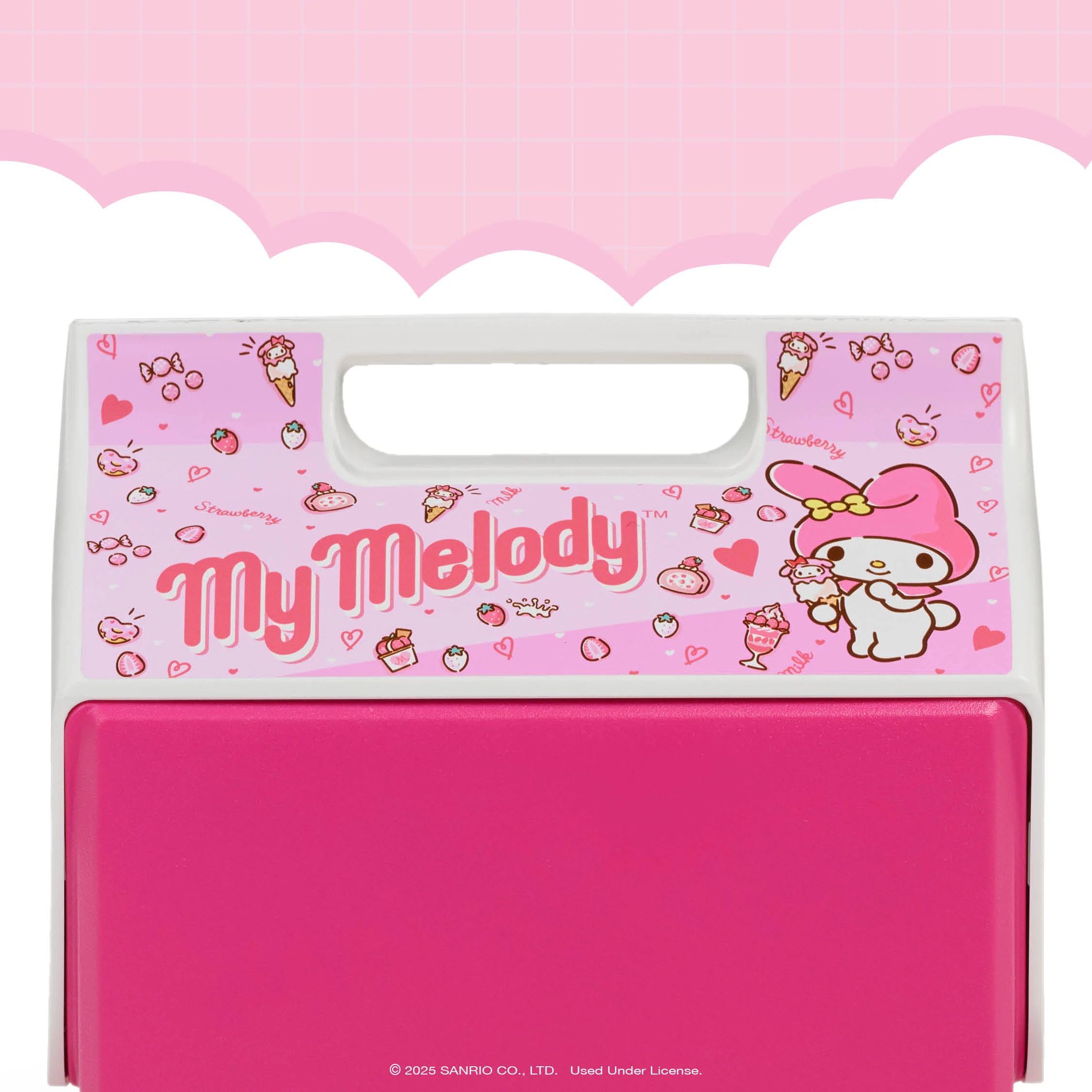 My Melody x Igloo 50th Anniversary Little Playmate 7 Qt Cooler