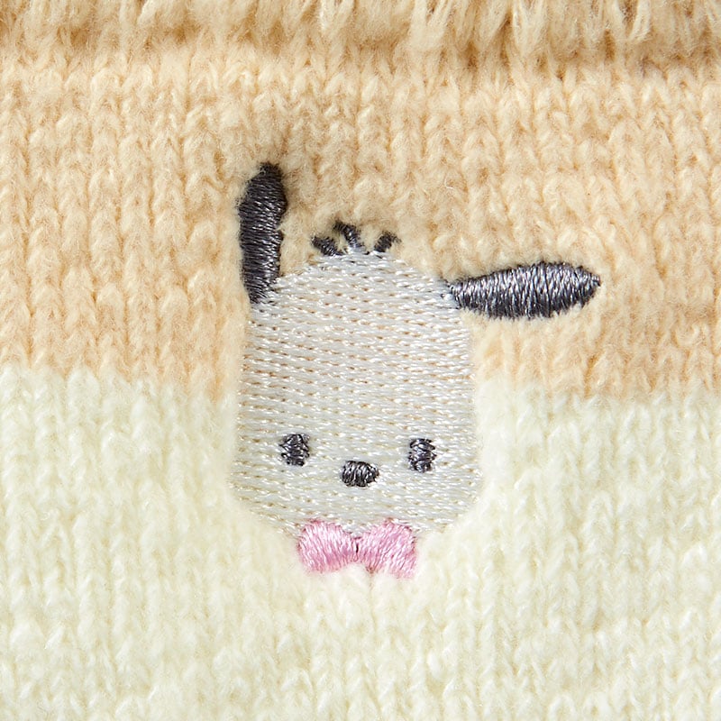 Pochacco Cozy Cuff Striped Lounge Socks
