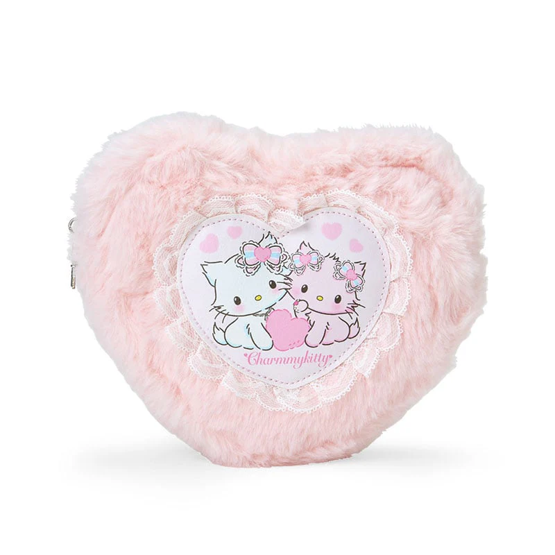 Charmmy Kitty Plush Zipper Pouch (Heisei Fluffy Heart Series)