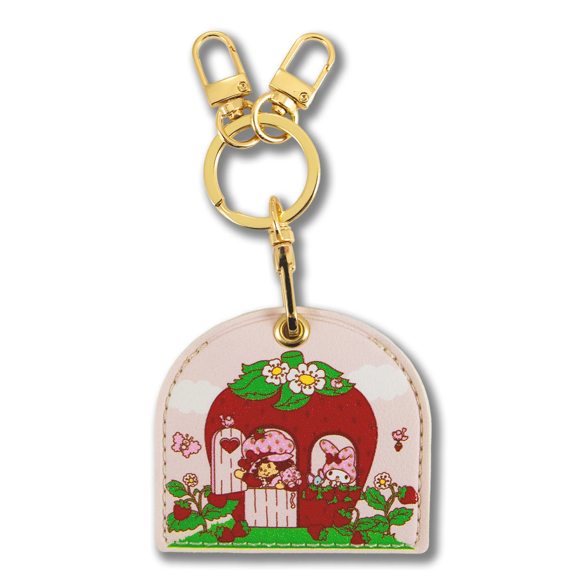 My Melody x Strawberry Shortcake AirTag Keychain