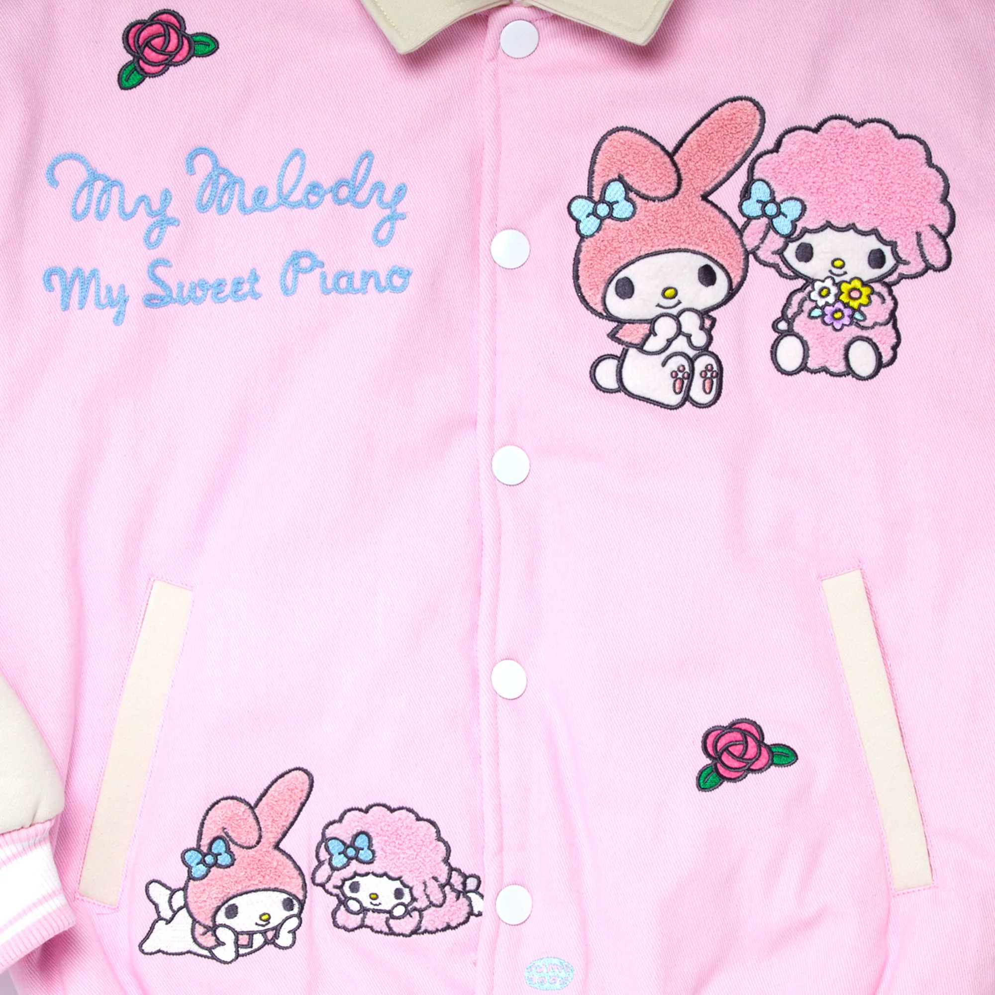 My Melody & My Sweet Piano x Dumbgood Varsity Jacket
